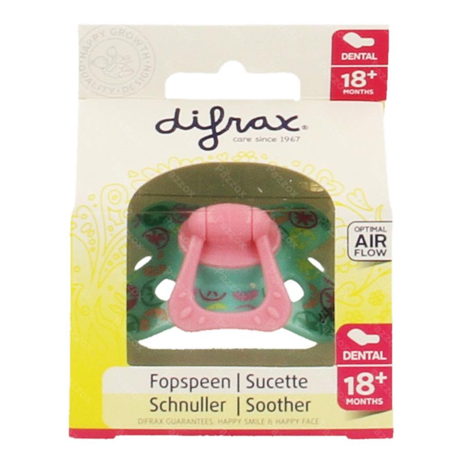 Difrax Sucette Silicone Dental Extra Forte 18+ Mois 1 Pièce (342